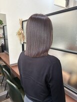 プチメゾントウキョウ(Petit Maison Tokyo) 髪質改善ストレート_切りっぱなしボブ
