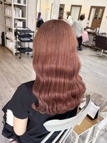 ミニム ヘアー(minim hair) 【minim×まは】ピンクベージュ