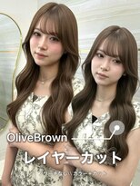 エス(Ess) 《高瀬寛菜》オリーブベージュ+カット