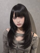 コタ 水戸(COHTA) 黒髪でも重く見えない!顔まわりレイヤーで垢抜けロング