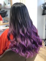 アーツヘアー JR上熊本駅店(ARTS@HAIR) ☆パープル×アッシュグレー