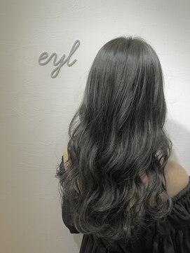 エイル 西梅田(eyl) 大人の暗髪 × カーキブルージュ