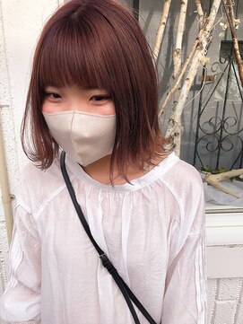 イリス(Iris.) コーラルピンク〇 スタイリスト平田