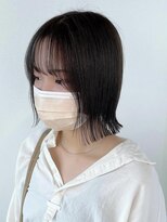 ヘアメイク ミチ 富田店(HAIRMAKE MICHI)&nbsp;【MICHI 富田店　古作蓮】外ハネ切りっぱなしボブ