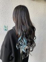 ディー エメ(D-aimer-)&nbsp;スカイブルーのインナーもエクステで☆