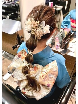 アビリティ ヘアー(ability hair) 和装　成人式　ダウンスタイル！