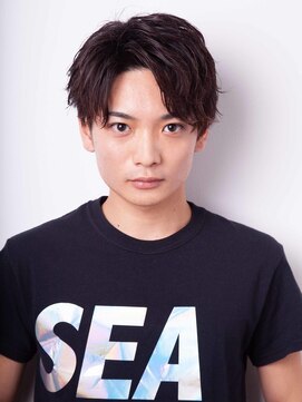 メンズヘアセンス 渋谷(MEN'S HAIR SENSE) 【SENSE original】センターパート　スパイラルパーマ
