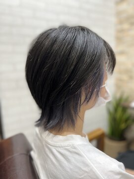 アトリエナガノ(atelier nagano) ショートボブ/ニュアンスカラー/ツヤ髪スタイル/ブルージュ