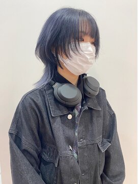 ギグスダブル 栄店(gigs double) ウルフショート×アッシュネイビー