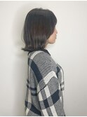 韓国風サイドバング×ミディ