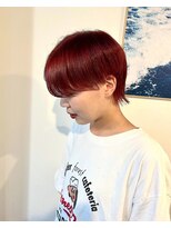 マリン(Marine)&nbsp;ハンサムショートウルフレッドカラーレディース