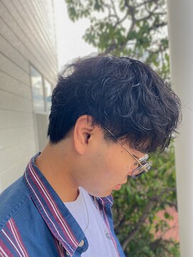 ランダーブルー(LANDER BLUE) マッシュパーマ