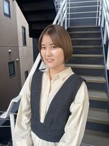 シオ ヘアー デザイン(Sio. hair design)&nbsp;水素カラーでオリーブベージュ