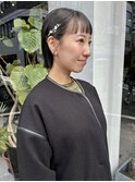 お呼ばれヘア20代30代ヘアセット名古屋ボブヘアセット/中西