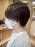 柔らかい丸みショート*