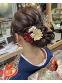 華やかシニヨン