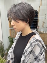 ヌード(NUDE)&nbsp;NUDE20代30代大人ショートボブ前髪なしショートハンサムショート