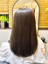 トリッカアヴェダ(tricca AVEDA) 髪質改善/ストレートロング/オリーブブラウン