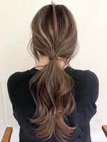 ネイロ バイ ジルブラン 葛西(NeiRo by JIL BLAN) レイヤーカット白髪ぼかしハイライトダブルカラーインナーカラー