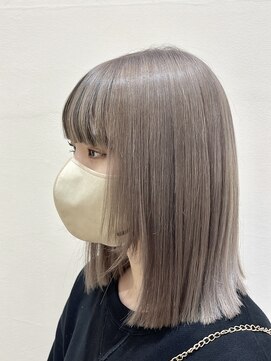 モリオ フロム ロンドン イオンモール 熊本店(morio FROM LONDON) 【morio熊本】ミルクティーベージュ×タッセルボブ