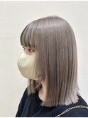 【morio熊本】ミルクティーベージュ×タッセルボブ