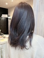 キャアリー(Caary)&nbsp;福山人気ラベンダーグレージュ20代30代40代50代レイヤーカット夏