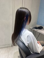 アソビセカンド 原宿(ASOBI 2nd) ダブルカラー/黒髪/ボブルフ/ネビージュ/原宿/インナーカラー