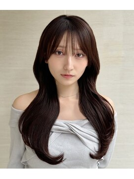 オーロ(ORO) 韓国レイヤーこなれ小顔2wayバングネビージュ☆