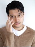 大人ビジネス　色気感じるオールバックショート