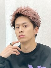 【スパイキーショート&デザインカラー】ショートだからこそ栄えるデザインカラー！[浦和/メンズカット]