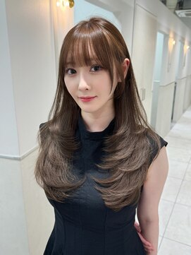 ラベル 渋谷(LAVEL) 韓国レイヤー　ワンホンヘア　レイヤーカット