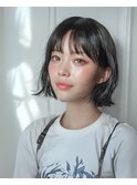 【BelleCoupes】外はねボブ 黒髪 大人女子ヘア ショートボブ