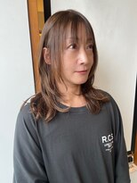 サラビューティーサイト 志免店(SARA Beauty Sight)&nbsp;【あんstyle】大人レイヤーウルフでベージュカラー！