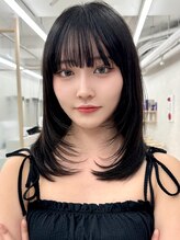 はじめての韓国レイヤーでも大丈夫！［前髪カット/ブリーチなしダブルカラー/レイヤーカット/ボブ/韓国］