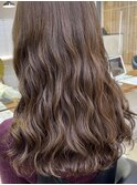 コテ巻き風パーマ上から少ししっかり目 新デジタルパーマ