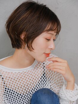 レコン(LEKON)の写真/【原イオンすぐ】持ちが良く、伸びても"良い感じ"が長く続く♪どこから見ても綺麗なショートが人気！