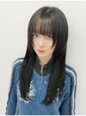 エクステでロングウルフ★