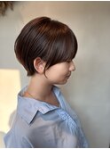 お客様style○大人かわいい前下がり丸み小顔ショートボブ