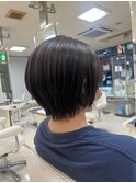 大人美人ショートボブ