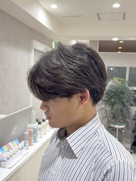 メレ 仙台(Mele) センターパート/ニュアンスパーマ/フェザーパーマ/メンズカット