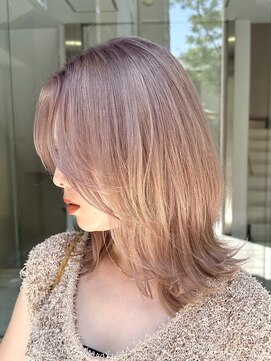 マスカリ(muscali) 星華,ボブルフ,小顔,ラベンダーミルクティー,クラゲヘアー