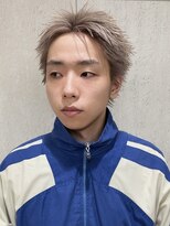 ピークアブー ワン(PEEK-A-BOO ONE)&nbsp;スパイキーショート　ハイトーン　メンズカット　メンズショート