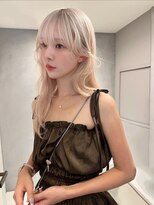 ペレ 梅田(PELE)&nbsp;ミディアムヘア/デザインカラー/フェイスフレーミング/梅田