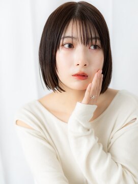 ドクターズサロン LAB 小山店 暖色系カラーミストバング小顔ボブk小山20代30代40代