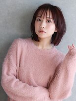 ルー(Luu)&nbsp;ミディアムボブ/髪質改善/髪質改善/水素カラー/神戸/髪質改善