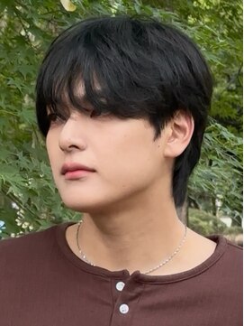 ナチュラルメンズメイク×韓国風ナチュラルマッシュ