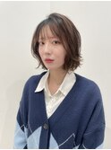 ボブパーマ/韓国風パーマ/タッセルボブ