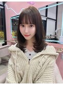 結べるミディアムレイヤーカット