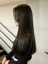 ヌープヘアーアイス(NUUP.hair ici)&nbsp;春カラー◎おすすめ透明感ベージュカラー｜艶ロング