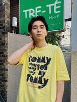 ヒュージ 三軒茶屋(huge) メンズショート かき上げヘア オールバック
